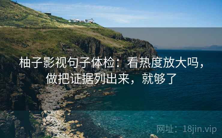柚子影视句子体检：看热度放大吗，做把证据列出来，就够了